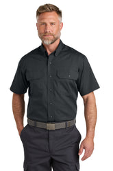 CornerStone® Short Sleeve Select Ripstop Shirt - Echo Steel - XS